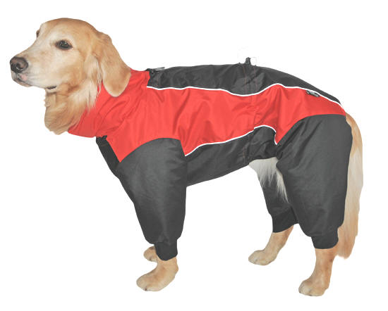 ダコタ スノースーツ はっ水 防風 中綿入り スキーウェア素材 犬服 大型犬 犬のお洋服 あいんどっく